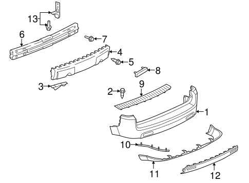 Vue BUMPER & COMPONENTS - REAR