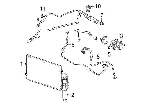 L200 CONDENSER, COMPRESSOR & LINES