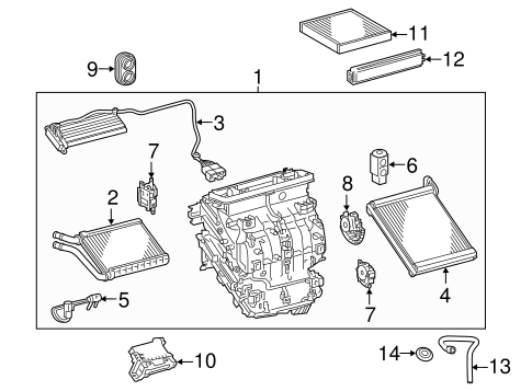 HVAC/SWITCHES & SENSORS for 2016 Scion iM #2