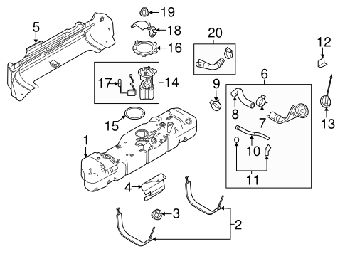 Fuel System/Fuel System Components for 2012 Ford E-250 #1