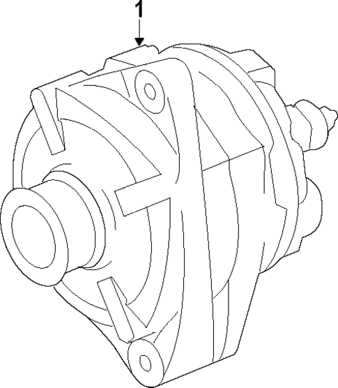 Alternator for 2016 Mercedes-Benz G 63 AMG® #1