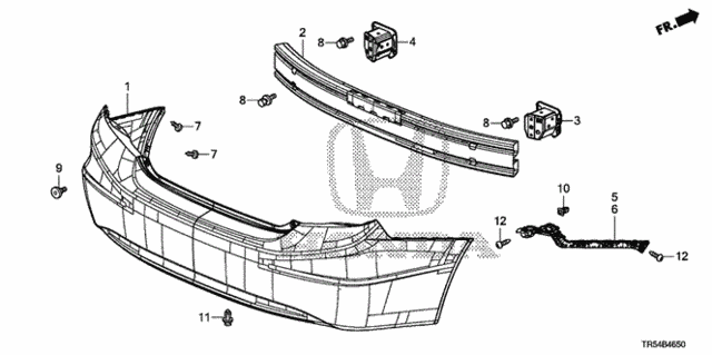 Rear Bumper ('12) for 2012 Honda Civic #0