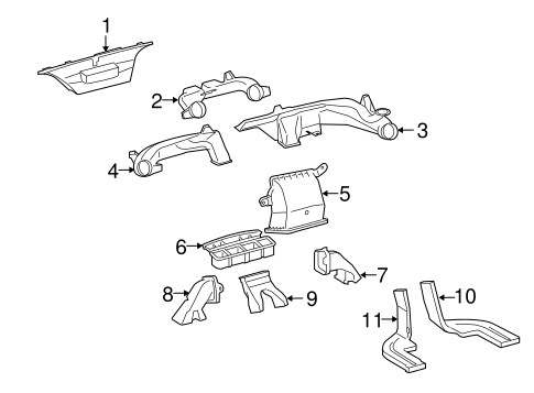 BODY/DUCTS for 2009 Scion xB #1