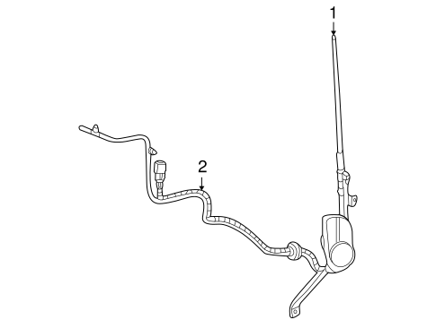 Electrical/Antenna & Radio for 2003 Ford Explorer #1
