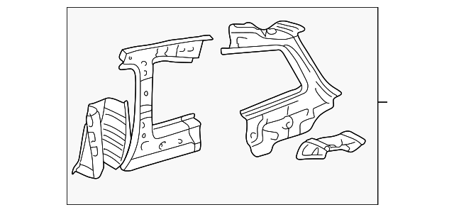88973657 Деталь INNER PANEL ASSY, RIGHT