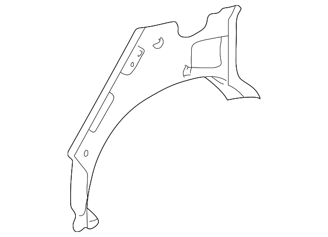 88973367 Деталь OUTER WHEELHOUSE, RIGHT