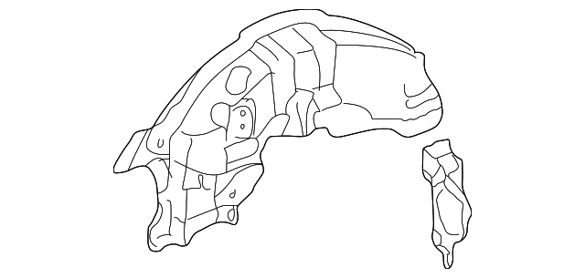 88974542 Деталь INNER WHEELHOUSE, RIGHT