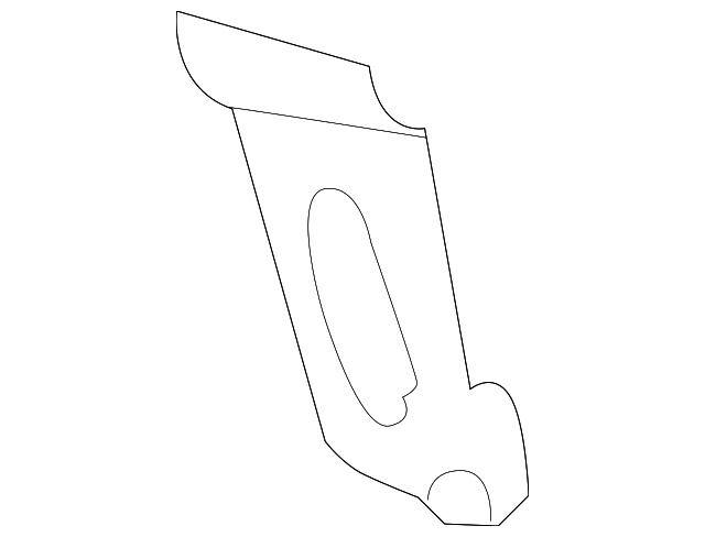 1W6Z-17C810-AA Деталь IMPACT BAR REINF PLATE, RIGHT