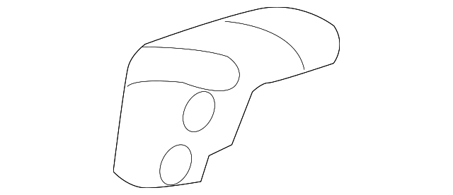 XW4Z-17C897-AA Деталь IMPACT BAR BRACKET, RIGHT