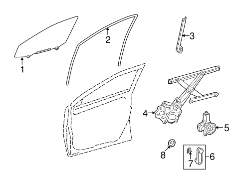 ELECTRICAL/REAR DOOR for 2009 Toyota Matrix #3