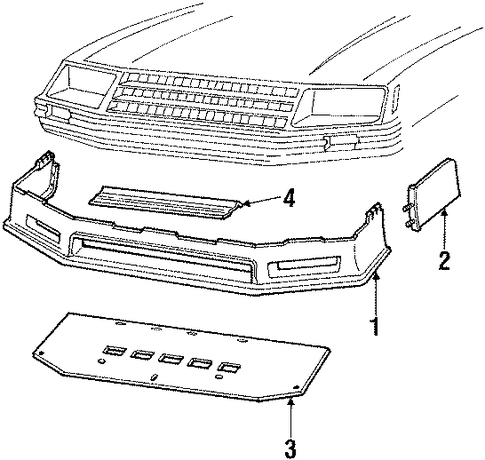 Mustang VALANCE PANEL