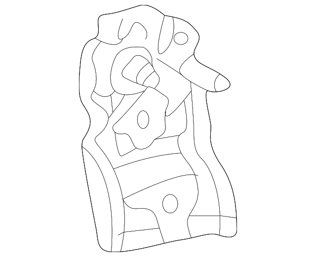 88970690 Деталь RECLINER, RIGHT