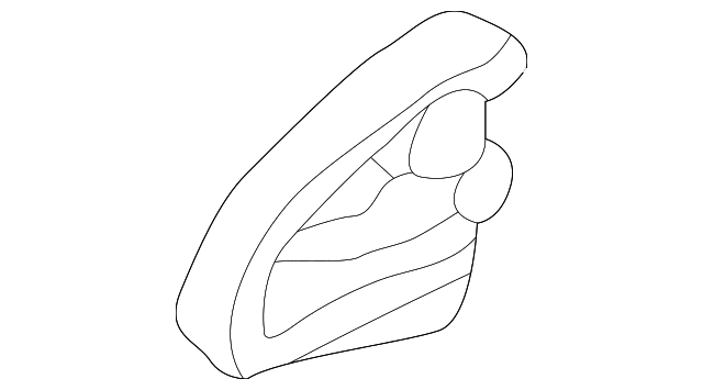 88970677 Деталь RECLINE HANDLE