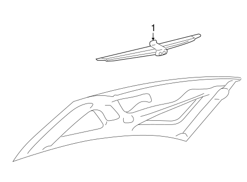 Body/Exterior Trim - Trunk for 2002 Ford Thunderbird #1