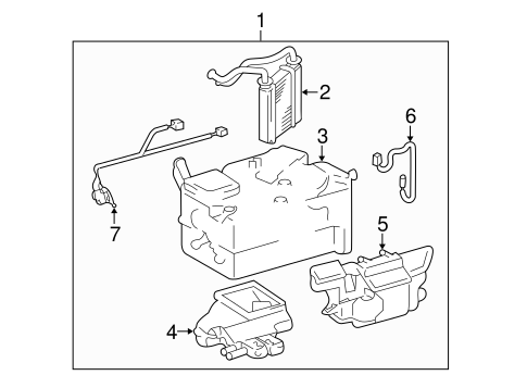 HVAC/HEATER for 2005 Toyota Echo #1