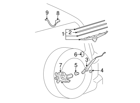 ELECTRICAL/WIPERS for 2008 Toyota FJ Cruiser #2