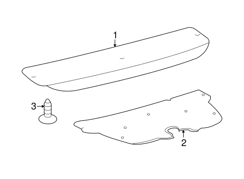 BODY/INTERIOR TRIM - TRUNK for 2010 Toyota Yaris #1