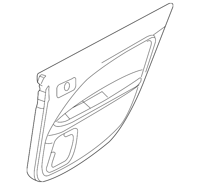 8E5Z-5427406-FA Деталь DOOR TRIM PANEL, RIGHT
