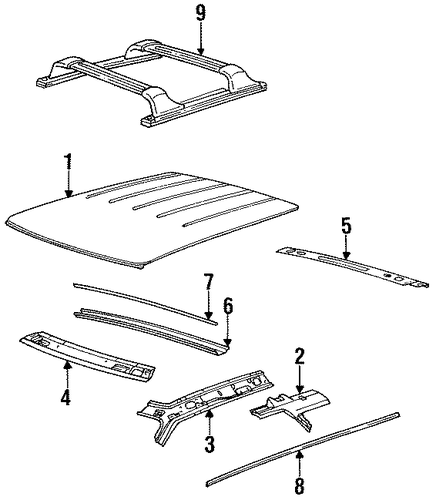 SW1 ROOF & COMPONENTS