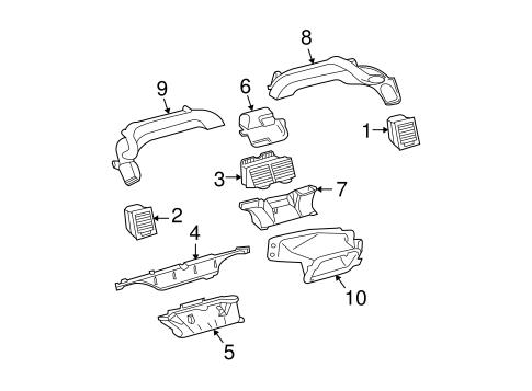 BODY/DUCTS for 2008 Scion tC #1