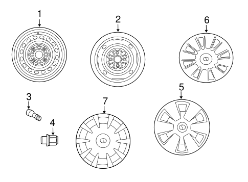 FRONT SUSPENSION/WHEELS for 2006 Scion xB #1