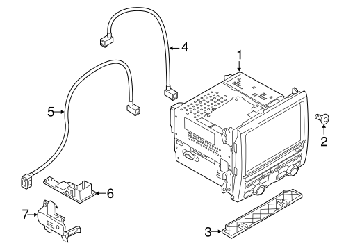 Cayenne NAVIGATION SYSTEM COMPONENTS