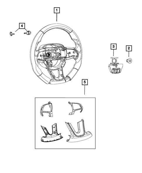 Steering Wheel for 2021 Chrysler 300 #0