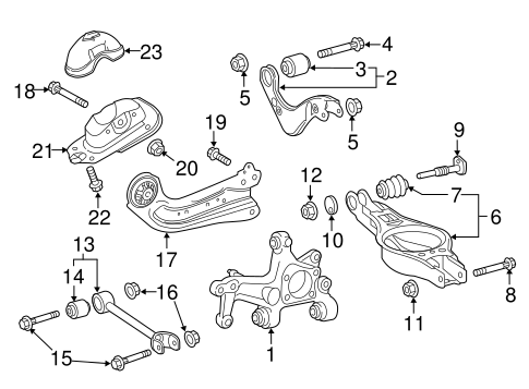 REAR SUSPENSION/REAR SUSPENSION for 2016 Toyota Prius #2