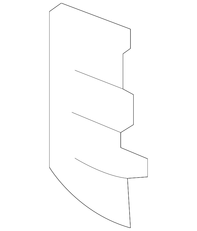 95B-864-539 Деталь INNER BRACKET, LEFT
