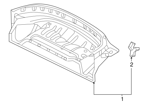 BODY/STOWAGE COMPARTMENT for 2005 Toyota MR2 Spyder #1