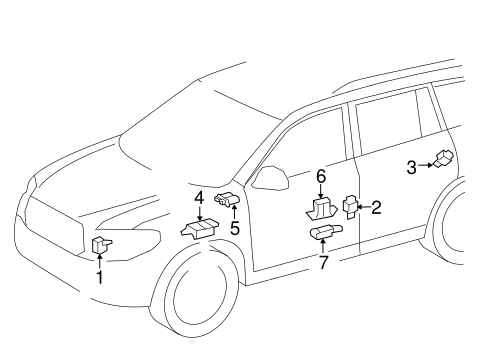 ELECTRICAL/AIR BAG COMPONENTS for 2015 Toyota Highlander #2