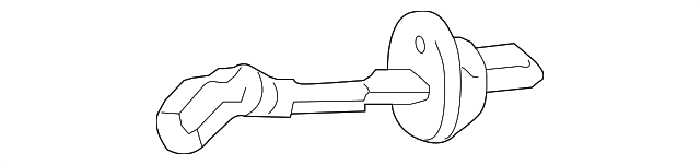 19204837 Деталь DOOR CHECK, LEFT