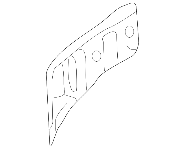 XR84979 Деталь HEAT SHIELD, RIGHT