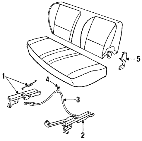 Tracks & Components for 1994 Mazda B3000 #0