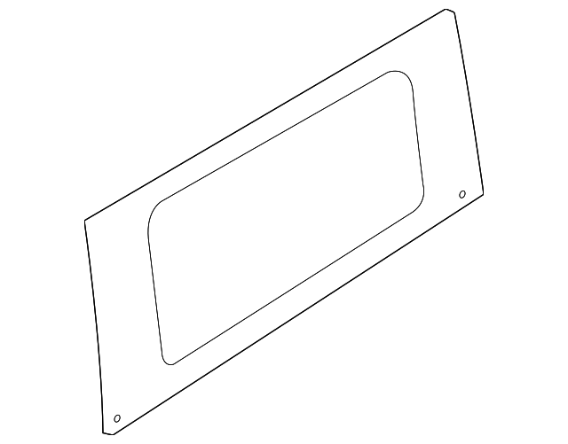 DT1Z-6129726-D Деталь FRONT GLASS, LEFT