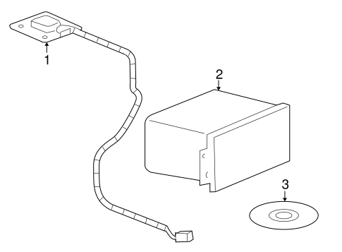 9-7x NAVIGATION SYSTEM COMPONENTS