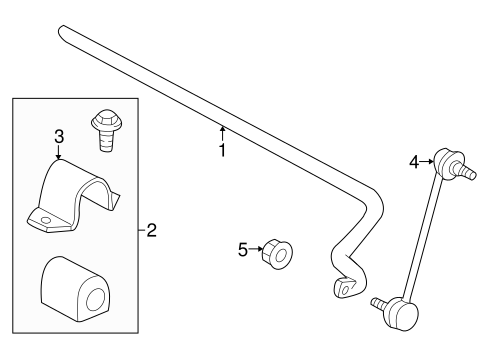 L200 STABILIZER BAR & COMPONENTS