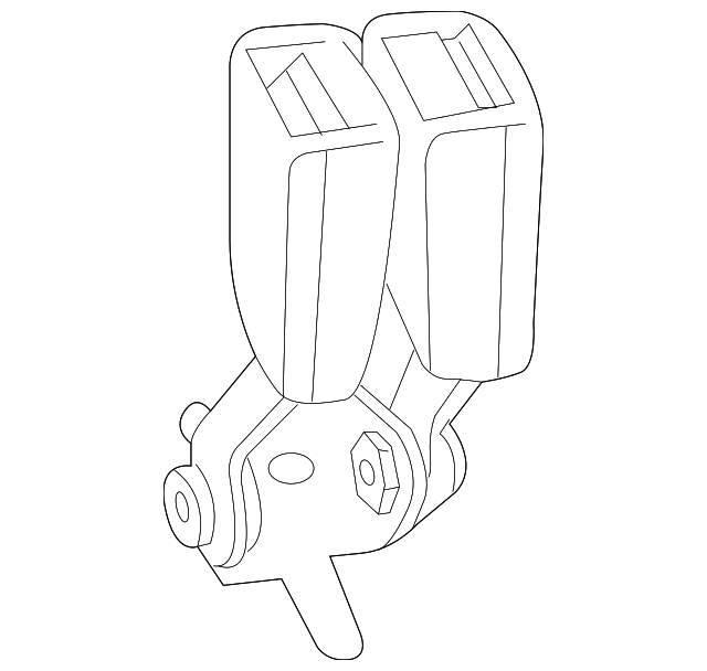 12794564 Деталь BUCKLE END, RIGHT