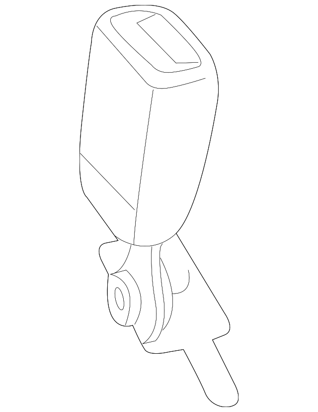 12794563 Деталь BUCKLE END, LEFT