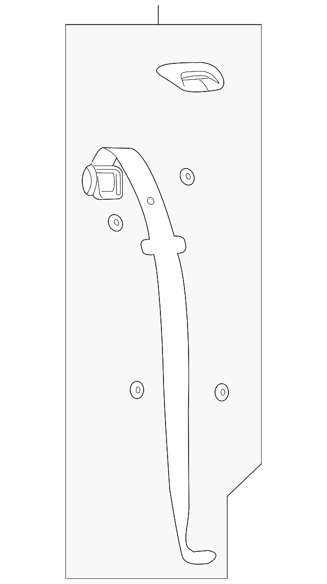 12800618 Деталь CENTER SEAT BELT