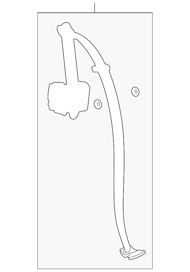 93185653 Деталь OUTER BELT ASSY, LEFT