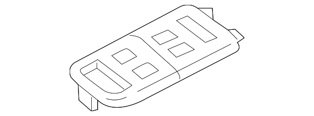 T2H5647PVJ SWITCH BEZEL, LEFT