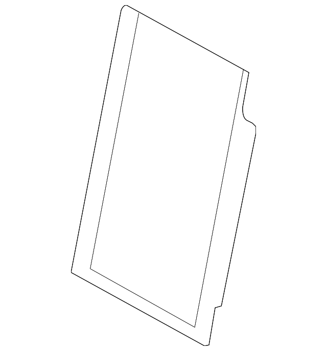 LR021542 Деталь SEAT BACK PANEL, RIGHT