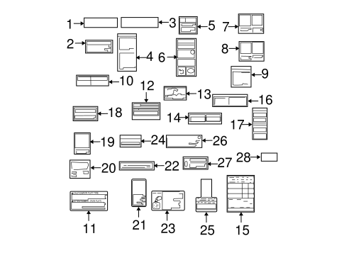 BODY/LABELS for 2006 Toyota Sienna #1