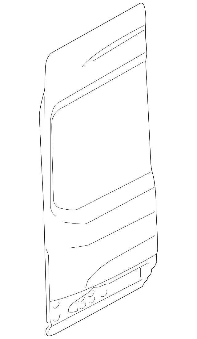 CK4Z-6140011-A Деталь DOOR SHELL, LEFT