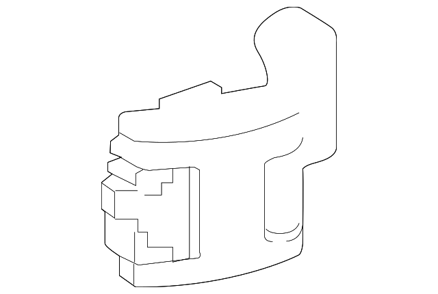 BK3Z-6126810-A Деталь UPPER HINGE, LEFT