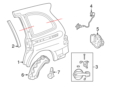 Monterey SIDE PANEL & COMPONENTS