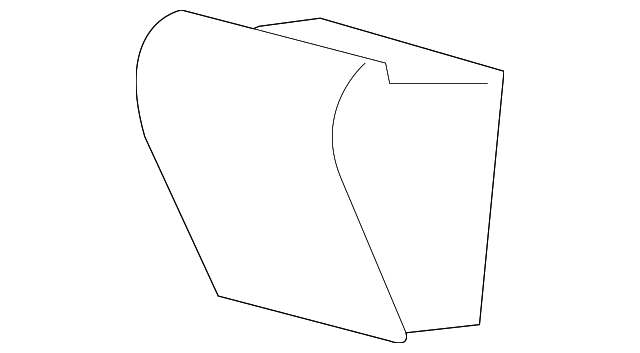 C2P4107 Деталь HIGH MOUNT LAMP HOLE COVER, RIGHT