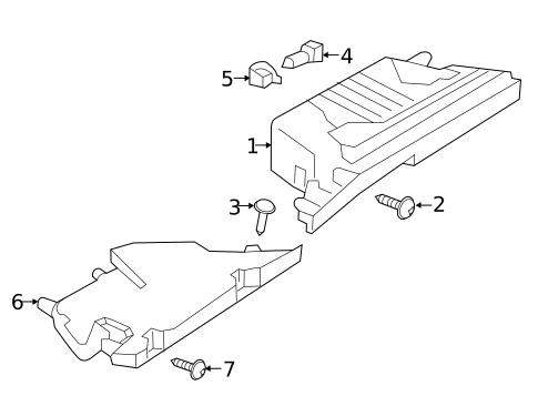 Glove Box for 2020 Infiniti QX50 #0