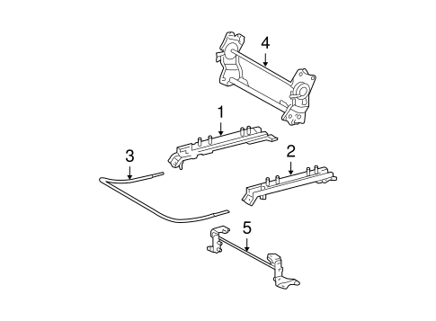 Tracks & Components for 2005 Toyota Highlander #1